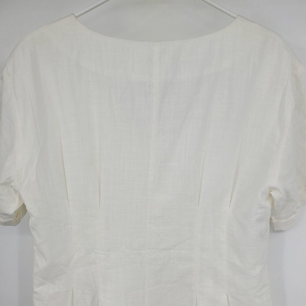 NWT Commense‎ Cotton Linen Blend Button Boho Beac… - image 13